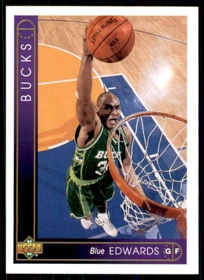 1993-94 Upper Deck Blue Edwards Milwaukee Bucks #61 - Image 1 of 2