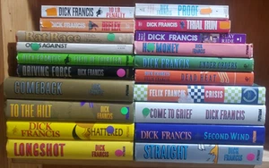Lot Of 20 Dick Francis Novels Hardcovers and Paperbacks - Imagen 1 de 21