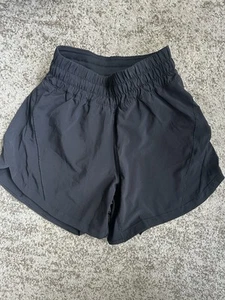 Lululemon Track Lined HR Short 5” Lined 4 (black) - Picture 1 of 5