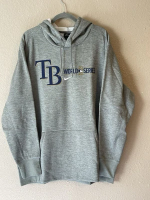 Men’s 2XL NWOT Tampa Bay Rays Nike 2020 World Series Authentic Collection Hoodie - Image 1 of 4
