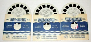 Carretes View-Master 1950 MG-1 -2-3 Mother Goose rimas - Imagen 1 de 1