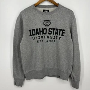 Felpa girocollo Idaho State Vandals adulto taglia M grigia marca NCAA '47 - Foto 1 di 10