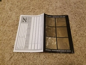 Star Wars CCG OTSD Official Tournament Sealed Deck Case Topper Guide - Picture 1 of 2