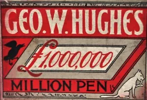5 x RARE GEO HUGHES MILLION PEN #304M DIP PEN NIBS+CALLIGRAPHY+DRAW+JOURNALS+ - Picture 1 of 3