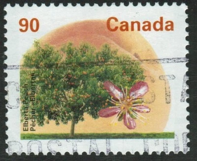 Árvores frutíferas do Canadá sc#1374: pêssego Elberta, usadas - Imagem 1 de 2