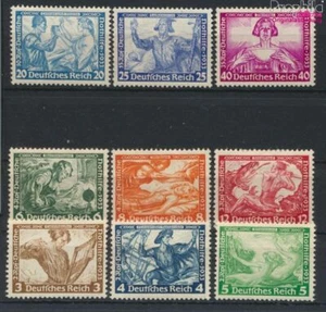 alemán Imperio 499-507 (completa edición) con charnela 1933 Richard (9861379 - Imagen 1 de 1