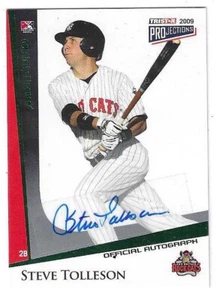 2009 TRISTAR PROJECTIONS STEVE TOLLESON AUTO GRÜN #259 ROCK CATS 12/50 - Bild 1 von 2
