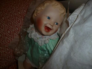 Yolanda's Porzellan Puppe Baby "JESSICA" Ltd Ed #1125 Edwin M. Knowles 1989 Neu im Karton - Bild 1 von 9