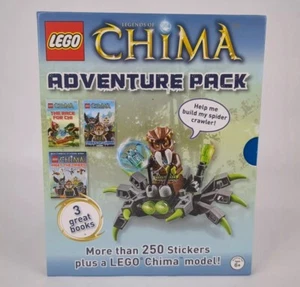 Legends of Chima Adventure Pack 3 Books + A   Spider Crawler + 250 Stickers New - Picture 1 of 8