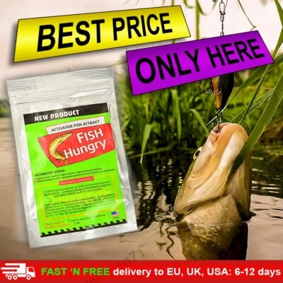 FISH HUNGRY Bait Activator Fish Attract Fishing BEST EFFECT - Image 1 of 4