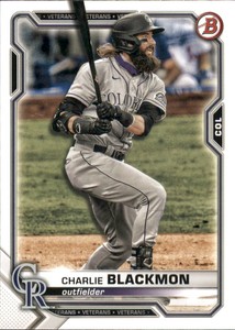 2021 Bowman #4 Charlie Blackmon - NM-MT