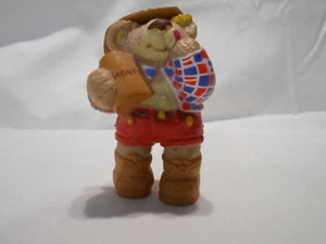 1986 Furskins Papa isst Honigbär Kunststoff Figur Sammlerstück OAA Inc.  - Bild 1 von 6