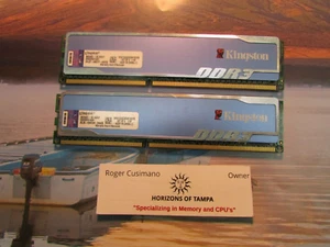 Kingston PC3-10600 DIMM 1333 MHz DDR3 SDRAM Memory (KHX1333C9D3B1K2/2G) PAIR - Picture 1 of 1