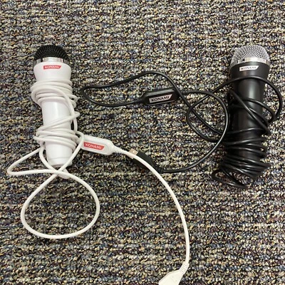 2Konami Logitech E-UR20 USB Microphone White & Black Wii, PS2, PS3, Xbox 360 - Image 1 of 4