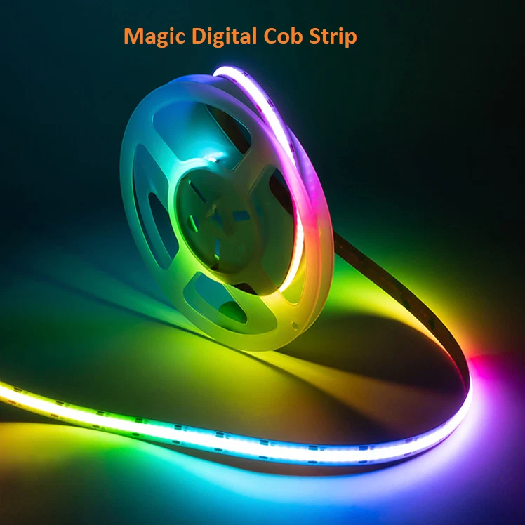5M FCOB RGB IC LED Strip WS2811 Addressable LEDs Dream Full Colour 10mm 12V 24V - image 1 of 4