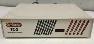 ComDesign TC-3 TC3 TERMINAL CONCENTRATOR MODEL # 1065A DB25 PARALLEL PORT - Picture 1 of 6