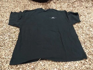 Vintage Peace Frogs T-Shirt Black Rest In Peace Mens 3XL XXXL Faded Black - Picture 1 of 7