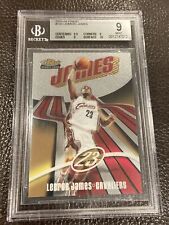 2003-04 LeBron James Topps Finest Rookie /999 #133 BGS 9 Mint .5 off BGS 9.5