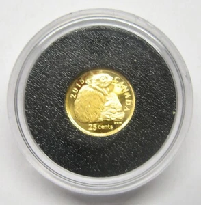 Canadá 2015 25 centavos 0,5 g Rock Rabbit oro puro prueba en OGP - Imagen 1 de 6