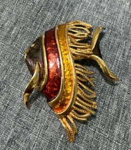 BOUCHER enamelled fish pin - Picture 1 of 7