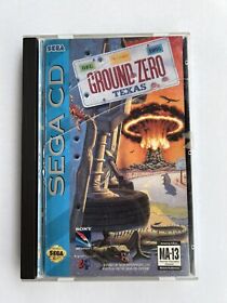 Ground Zero Texas Sega cd Sega Genesis Video Game CIB