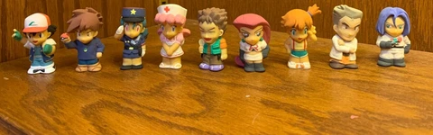 1998 Bandai Pokemon Chara Kids 1.5 inches figures complete set of 9 Cover