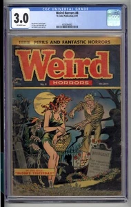 Weird Horrors #8 1953 CGC 3.0 - Picture 1 of 2