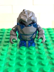 pm004 Glaciator (Trans-Blue) Rock Monster Power Miners Lego Minifigure COMPLETE - Picture 1 of 2