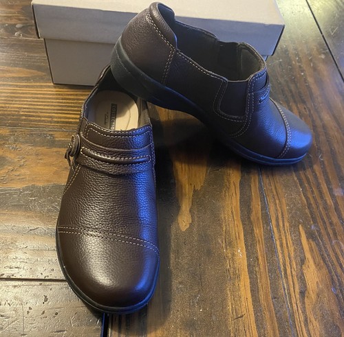 CLARKS Mocassini Clark’s Cheyn Madi in pelle marrone da donna 6M