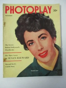 Nov 1952 PHOTOPLAY Magazine: Elizabeth Taylor, Marilyn Monroe etc - Imagen 1 de 7