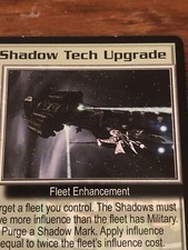 SHADOW TECH UPGRADE THE GREAT WAR BABYLON 5 CCG RARE CARD NEAR MINT UNPLAYED