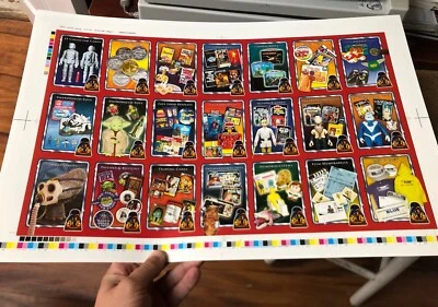 Star Wars Celebration 3 Panel Collecting Track Proof Uncut Sheet Vintage Toy Set - Image 1 of 4
