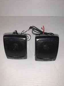 Vintage Portable Sony Powered Speakers Amplified SRS-18 Walkman Discman - Picture 1 of 4