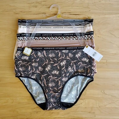 5 PK Adrienne Vittadini AV5786 (F) Mujer Calzoncillos Ropa Interior Bragas L,1X,2X Foto 1 de 3