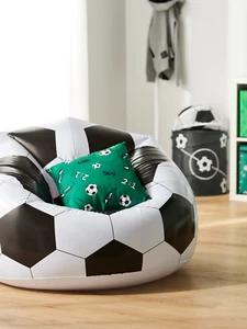 Polsterhocker kinder Fußball Sofa Sitzsack Sessel XXL Pouf Kindezimmer Sport - Bild 1 von 3