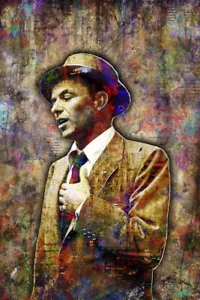 Frank Sinatra 20x30in Poster, Frank Sinatra Rat Pack Colorful Art Free Shipping - Picture 1 of 5