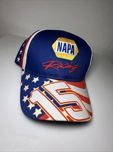 NAPA RACING #15 - Michael Waltrip Mütze Kappe verstellbar Vintage Sterne Streifen NASCAR - Bild 1 von 7