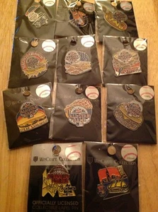 2013 COMPLETE SET 11 NEW YORK METS ALL STAR GAME CITIFIELD FOOD PINS MINT RARE - Picture 1 of 1