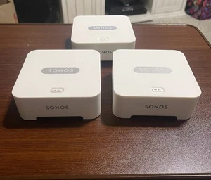 (3) - Three Sonos Connect Bridge’s White / No Adapters - Picture 1 of 9