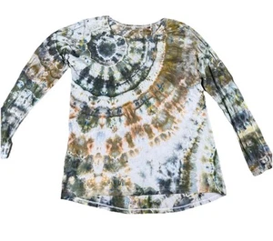 Lululemon Love Long Sleeve Women's Multicolor Ice Tie Dye Rare Sz 8/10 19” PP - Picture 1 of 12