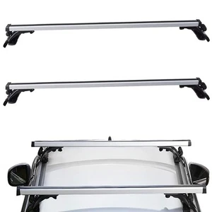 Universal 48 inch Aluminum Car Top Luggage Roof Rack Cross Bar Aluminum - Picture 1 of 7