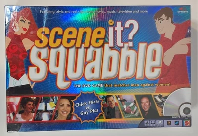 Scene It? Squabble The DVD Game Chick Flick vs. Guy Pics NEW Sealed - Image 1 of 2