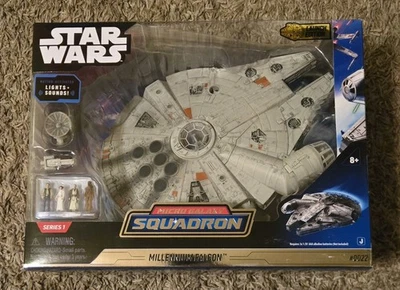 Star Wars MICRO Galaxy Squadron 9" MILLENNIUM HALCON Serie 1 Edición de Lanzamiento  Foto 1 de 4