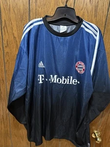 Maglia portiere Bayern Monaco 2002/03 #1 Oliver Kahn XL L/S adidas GK kit NUOVO - Foto 1 di 6