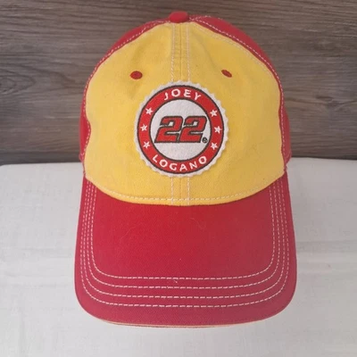 Sombrero Joey Logano 22 NASCAR Rojo Ajustable Foto 1 de 4