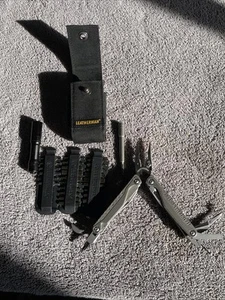 Leatherman Charge Titanium Multi tool Collectible W/ Bit Kit + 1/4" driver flash - Picture 1 of 10