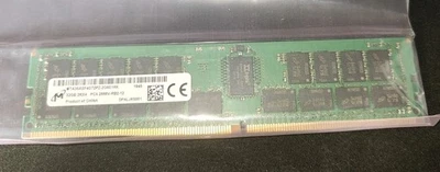Micron 32GB (32x1) PC4-2666V-R 2Rx4 DDR4 ECC REG RDIMM Memory - Image 1 of 2