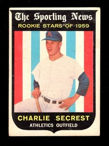 Charlie Secrest 1959 Topps #140 radiocontrol atletismo 1A - Imagen 1 de 2
