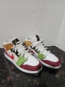 Nike Air Jordan 1 Mid SE Messy Room Patchwork DR6957-100 Y7/Wmn8.5 - Imagen 1 de 6