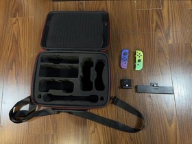 Nintendo Switch Accessories Bundle Case 3rd Party Joy Cons Stand Battery